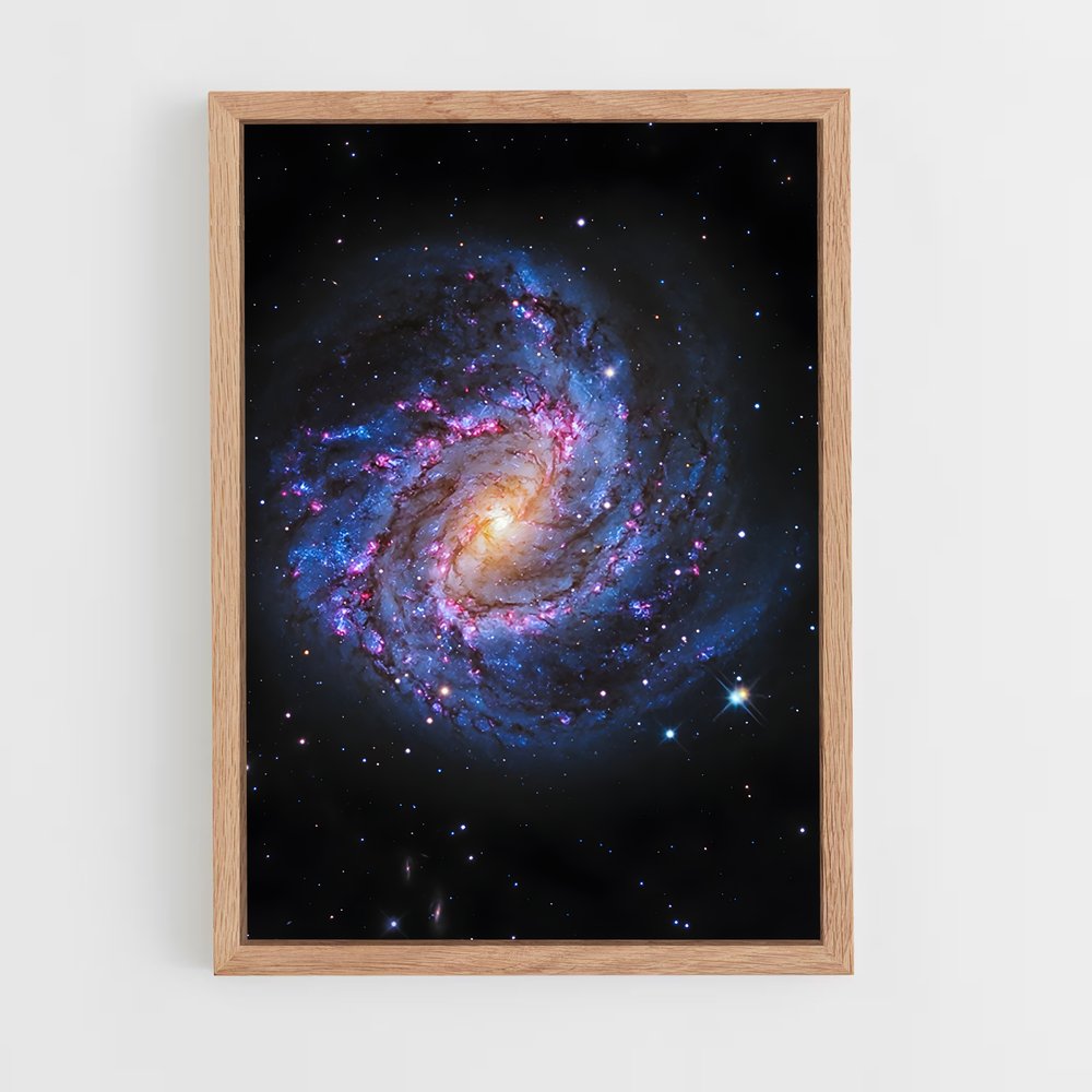 Poster magnifique galaxie Pinwheel (vue 4)
